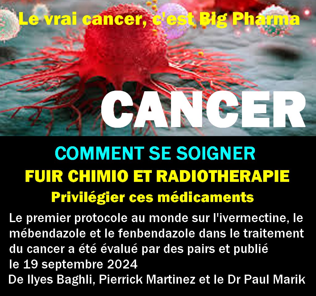 Catherine Debusne🐞Vérité Paix Justice Liberté (@cathdebusne) on Twitter photo <a href="/EricArchambaul7/">⚜ Eric Archambault ⚜</a> Le cancer est un parasite...Les antiparasitaires sont donc efficaces. Big Pharma, OMS et gouverne-ment "OUBLIENT" de le dire ! Ce sont donc des criminels... <a href="/EricArchambaul7/">⚜ Eric Archambault ⚜</a> Le cancer est un parasite...Les antiparasitaires sont donc efficaces. Big Pharma, OMS et gouverne-ment "OUBLIENT" de le dire ! Ce sont donc des criminels...