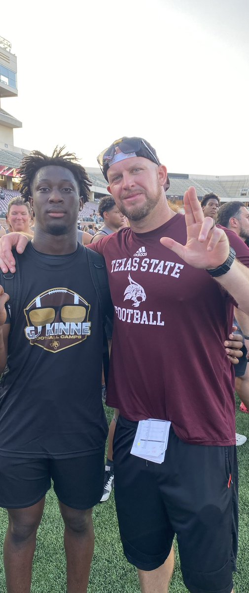 JaMooring's tweet image. Had a great time @TXSTATEFOOTBALL Camp Thank you @CoachNealy For the camp invite looking forward to coming back
