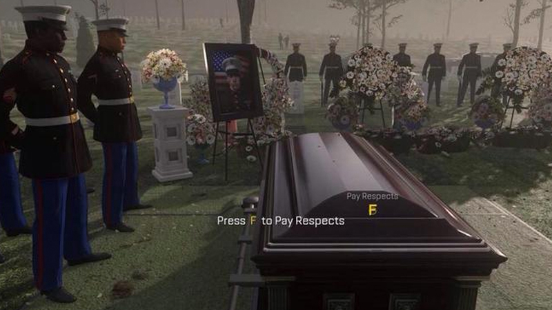 Press F to Pay Respects - Call of Duty: Advanced Warfare (2014)
