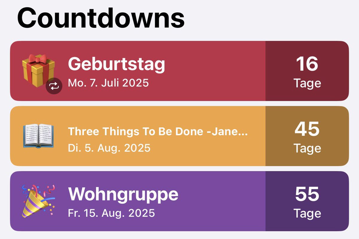 „Nur noch" höchstens 55 Tage in der Klinik bleiben. Ich will nicht mehr. Das ist noch so eine verdammt lange Zeit. Und ich habe keine Lust meinen Geburtstag schon wieder in ner Klinik feiern zu müssen...