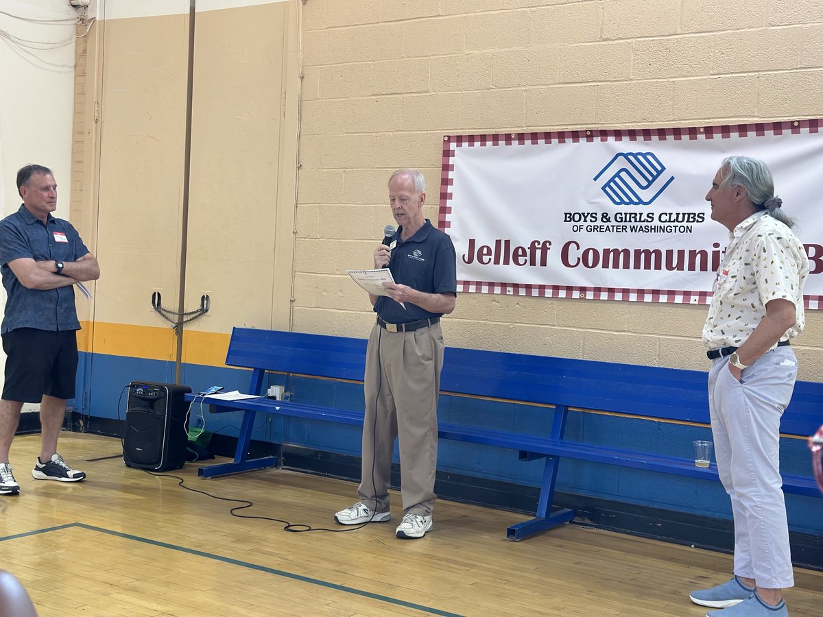 dkrucoff's tweet image. Yesterday’s BBQ for Jelleff’s Boys and Girls Club in Georgetown was uplifting like the club is for DC’s youth. Shown here is Bob Stowers who has been the Man at Jelleff’s for as long as I have alive.