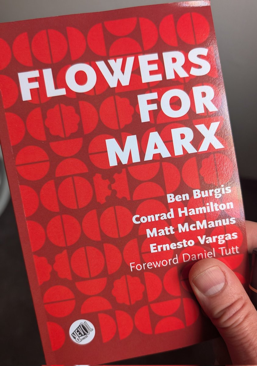 Always a magic feeling seeing a book you helped proof and bring to market in real life 🌹 'Flowers For Marx' on pre-order now from Revol Press! revolpress.com/flowers