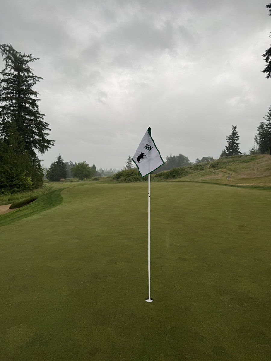 Rainy morning for setup of day 1 Member/Member.  <a href="/aldarragc/">Aldarra Golf Club</a>