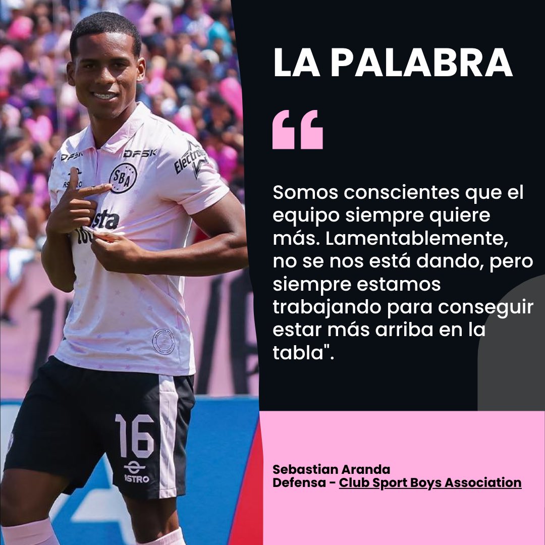 ¡SEBASTIAN ARANDA DECLARÓ! 🎙️ Palabras del lateral rosado: "Somos conscientes que el equipo siempre quiere más”.