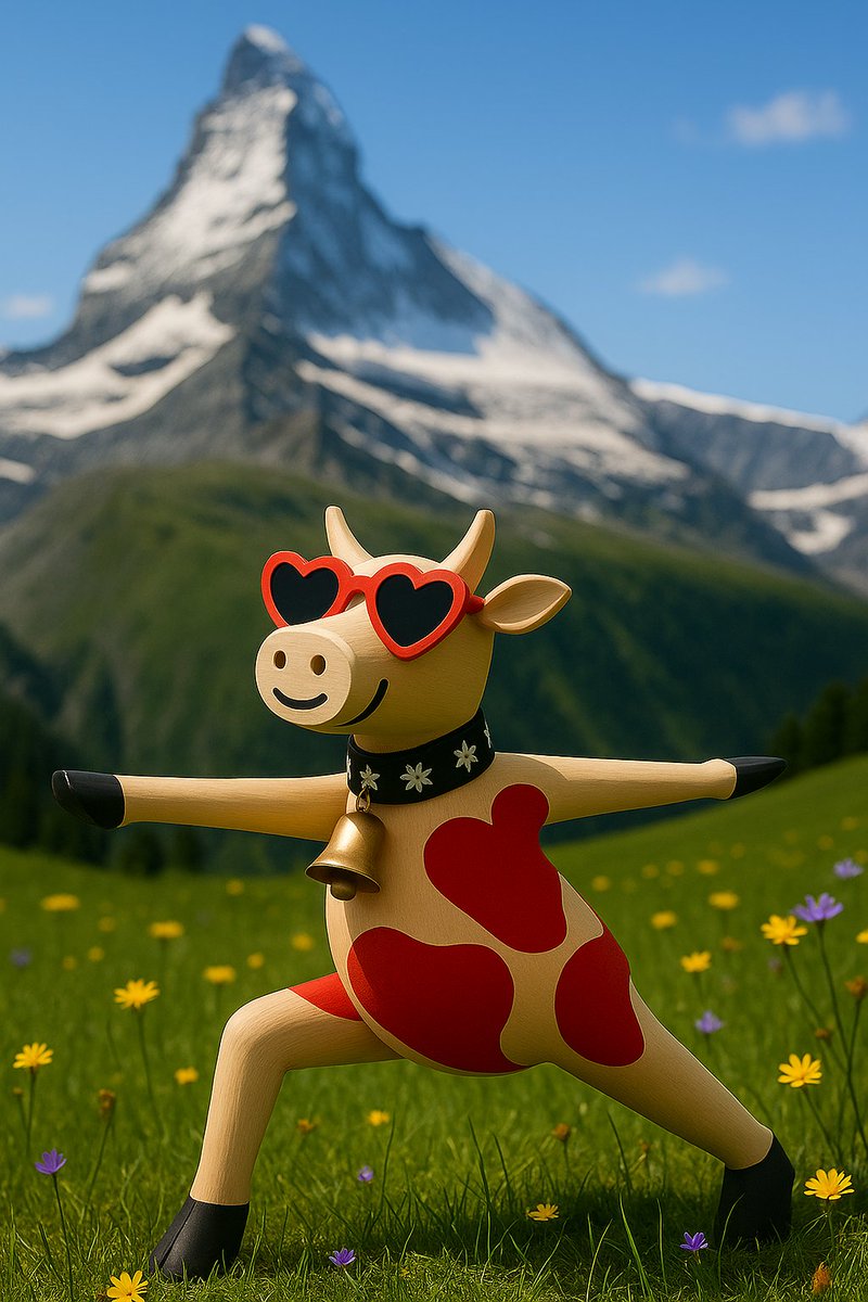 🧘‍♀️ The Swiss didn’t invent yoga (that credit goes to our friends in India)…
🐄 But for scenic spots to practice it, we know a thing or two.
From peaceful meadows to alpine peaks, Switzerland offers the perfect setting to find your balance.
Happy International Day of Yoga!