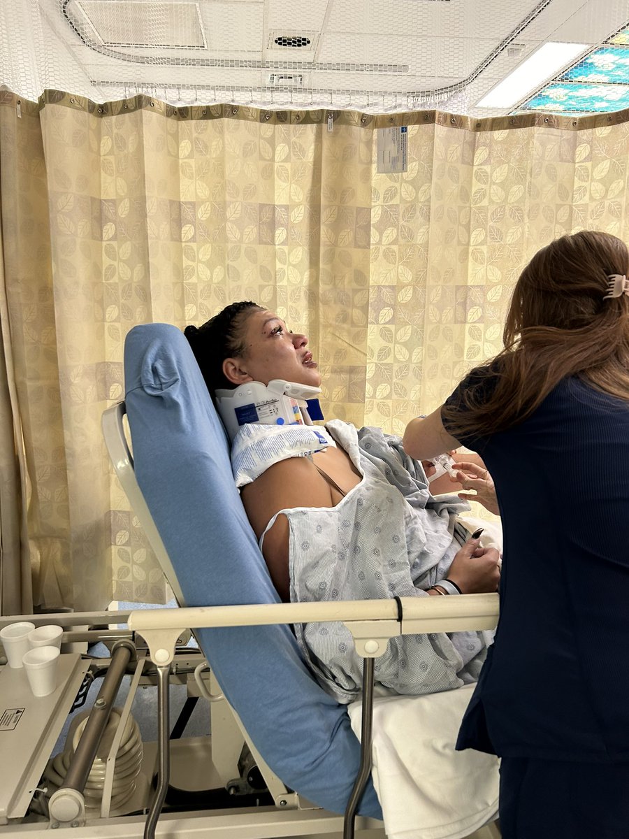 11/7 I was in Detroit to see <a href="/JellyRoll615/">Jelly Roll</a> . 
I was on a scooter, a car didn’t see me when turning and SMOKED me. I Broke my neck separated my shoulder (just had shoulder surgery) I am grateful to still be here but it’s been a long ride. 🫠