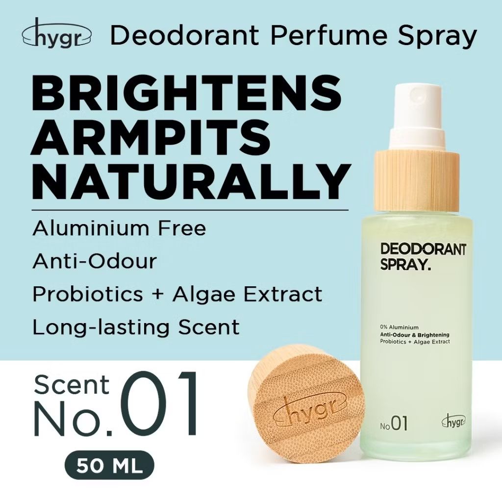 _nadiahanim_'s tweet photo. Check out [01] HYGR Deodorant Spray Perfume Refillable Neutralise Body Odour Long Lasting Aluminium-Free for RM49.90 - RM69.90. Get it on Shopee now! https://t.co/zIu7Tm1ot5 https://t.co/jwXEhn4USa