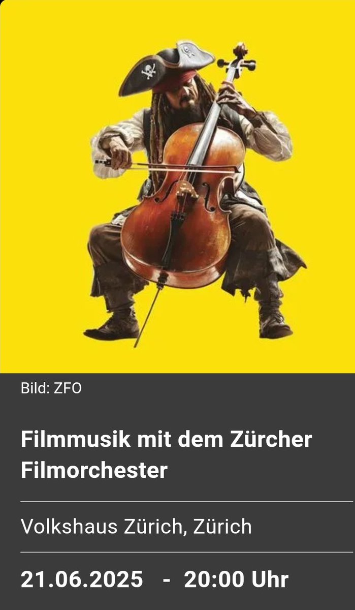 Heute Abend... live im Volkshaus, Zürich. Das Zürcher Film Orchester.  Junge Musiker, die spielen wie alte Profis.... Ein grandioses Erlebnis das man einfach sehen muss.  Ich werde wie immer dort sein.. 💋💋🤟