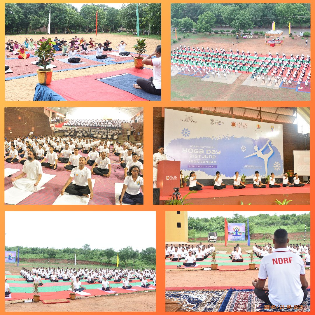 03 BN NDRF MUNDALI, CUTTACK (@03ndrf) on Twitter photo On this auspicious occasion of IDY -2025 Rescuers of 03 NDRF contributing to the theme- Yoga for One Earth, One Health and practice of yoga for holistic well-being and sustainable living.
#IDY2025 #YogaDay2025 #YogaForOneEarthOneHealth
🇮🇳🇮🇳🧘♂️🌎🌞🌻
<a href="/NDRFHQ/">NDRF 🇮🇳</a>
<a href="/SriSriU/">Sri Sri University</a>
<a href="/ndmaindia/">NDMA India | राष्ट्रीय आपदा प्रबंधन प्राधिकरण 🇮🇳</a> On this auspicious occasion of IDY -2025 Rescuers of 03 NDRF contributing to the theme- Yoga for One Earth, One Health and practice of yoga for holistic well-being and sustainable living.
#IDY2025 #YogaDay2025 #YogaForOneEarthOneHealth
🇮🇳🇮🇳🧘♂️🌎🌞🌻
<a href="/NDRFHQ/">NDRF 🇮🇳</a>
<a href="/SriSriU/">Sri Sri University</a>
<a href="/ndmaindia/">NDMA India | राष्ट्रीय आपदा प्रबंधन प्राधिकरण 🇮🇳</a>