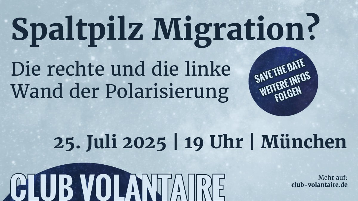 Update: Das nächste Club-Event am 25. Juli in München nimmt Form an. Stattfinden wird es im Projektraum Nautilus (Dachauer Str. 110 C). Wie auch das letzte Mal als abendfüllende Veranstaltung (19-22 Uhr). Das Lineup wird in den nächsten Tagen bekannt gegeben. 1/