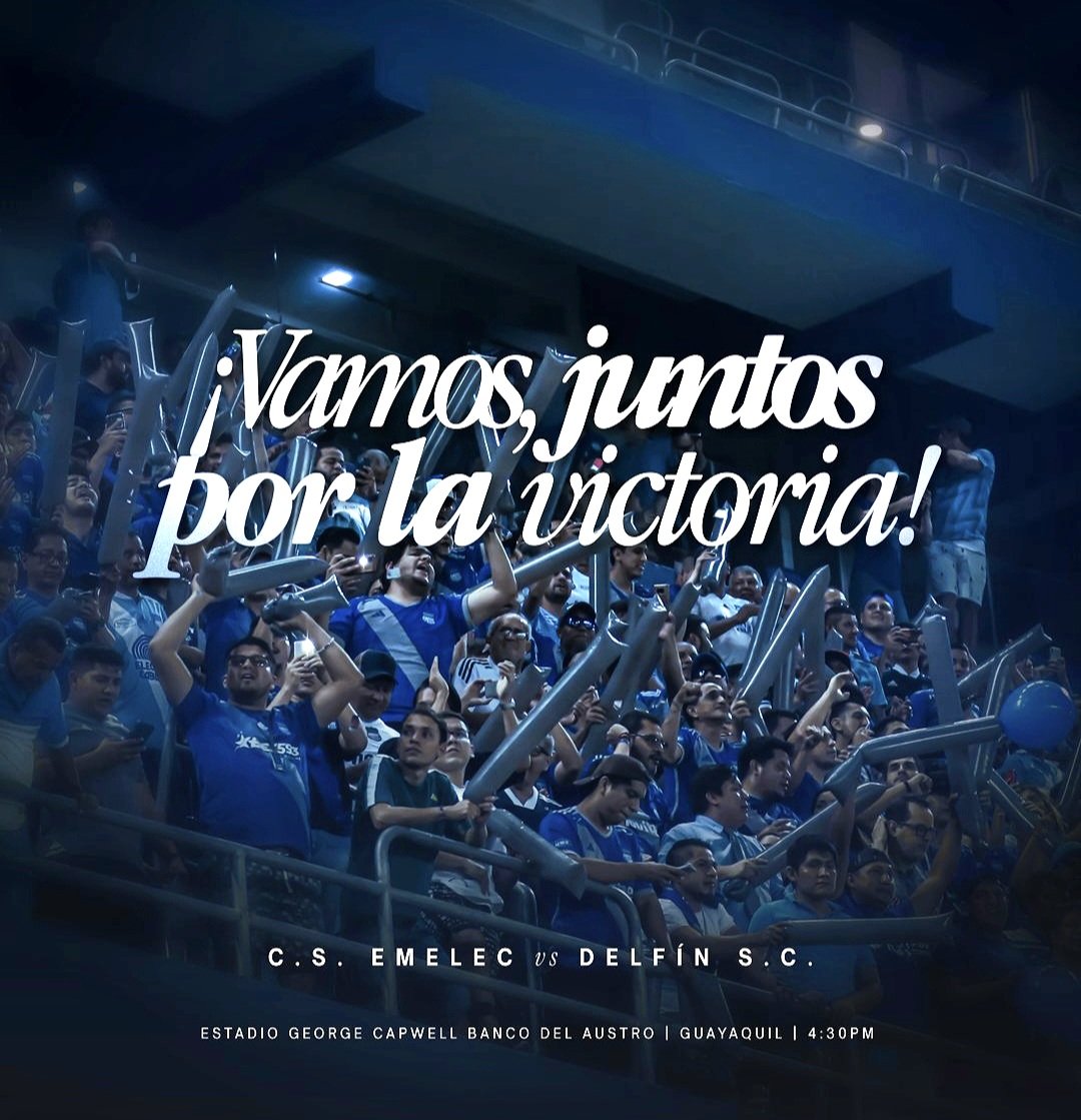 GrandeAzul (@gigantebombillo) on Twitter photo ES HOY es hoy
VAMOS SOCIOS HINCHAS hoy te quiero ver llenando la Caldera hoy el Mítico vuelve a LATIR . A ti boca abierta, tecla brava ponte 11 deja de lamentos y vamos juntos a apoyar HOY TODOS SOMOS <a href="/CSEmelec/">Club Sport Emelec</a> ES HOY es hoy
VAMOS SOCIOS HINCHAS hoy te quiero ver llenando la Caldera hoy el Mítico vuelve a LATIR . A ti boca abierta, tecla brava ponte 11 deja de lamentos y vamos juntos a apoyar HOY TODOS SOMOS <a href="/CSEmelec/">Club Sport Emelec</a>