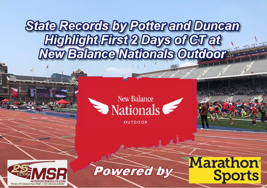 MySportsResults (@mysportsresults) on Twitter photo State Records by Potter and Duncan Highlight First 2 Days of CT at New Balance Nationals Outdoor bit.ly/3FOhHkh <a href="/Marathon_Sports/">Marathon Sports</a> <a href="/TheRunningAcad/">The Running Academy</a> <a href="/runnerspace/">RunnerSpace</a> <a href="/DyeStat/">DyeStat</a> <a href="/AthleticdotNet/">AthleticNET</a> <a href="/ciacsports/">CIAC Sports</a> <a href="/CTHSCA/">CHSCA</a> <a href="/GoECCAthletics/">ECC Athletics</a> <a href="/fciac/">FCIAC</a> <a href="/NVL_Athletics/">NaugValleyLeague</a> <a href="/_SLC_Athletics/">Shoreline Athletic Conference</a> <a href="/ncccathletics/">NCCC Athletics</a> State Records by Potter and Duncan Highlight First 2 Days of CT at New Balance Nationals Outdoor bit.ly/3FOhHkh <a href="/Marathon_Sports/">Marathon Sports</a> <a href="/TheRunningAcad/">The Running Academy</a> <a href="/runnerspace/">RunnerSpace</a> <a href="/DyeStat/">DyeStat</a> <a href="/AthleticdotNet/">AthleticNET</a> <a href="/ciacsports/">CIAC Sports</a> <a href="/CTHSCA/">CHSCA</a> <a href="/GoECCAthletics/">ECC Athletics</a> <a href="/fciac/">FCIAC</a> <a href="/NVL_Athletics/">NaugValleyLeague</a> <a href="/_SLC_Athletics/">Shoreline Athletic Conference</a> <a href="/ncccathletics/">NCCC Athletics</a>