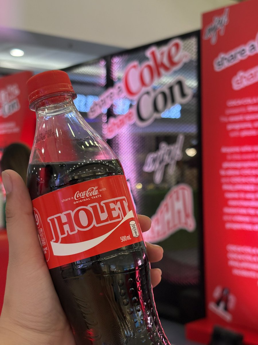 wahafenayah's tweet image. JHOLET KA BA HAHAHAHAHA #shareacoke #jholet