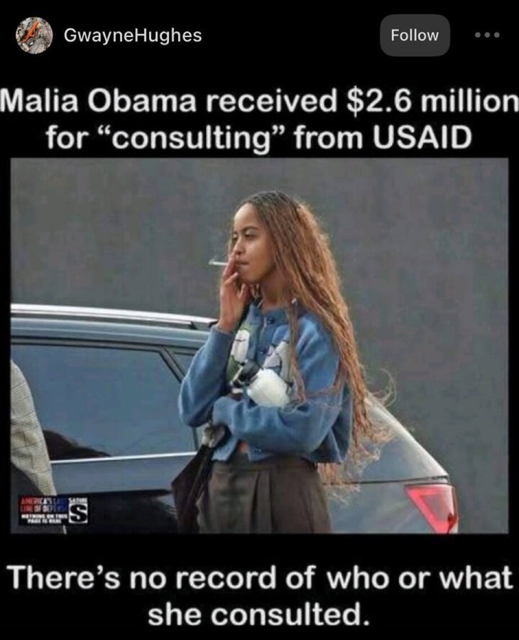 American taxpayers should receive a refund from the Obama family for stealing our money.