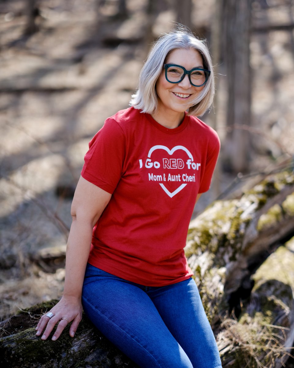 Honor a woman who means the world to you. 💖 Personalize your #GoRed tee with a name or message that speaks from the heart.

Order today at spr.ly/60144MrRY: spr.ly/60184MrRo #MomIsWhy

📸 Alison Conklin, hypertrophic cardiomyopathy survivor