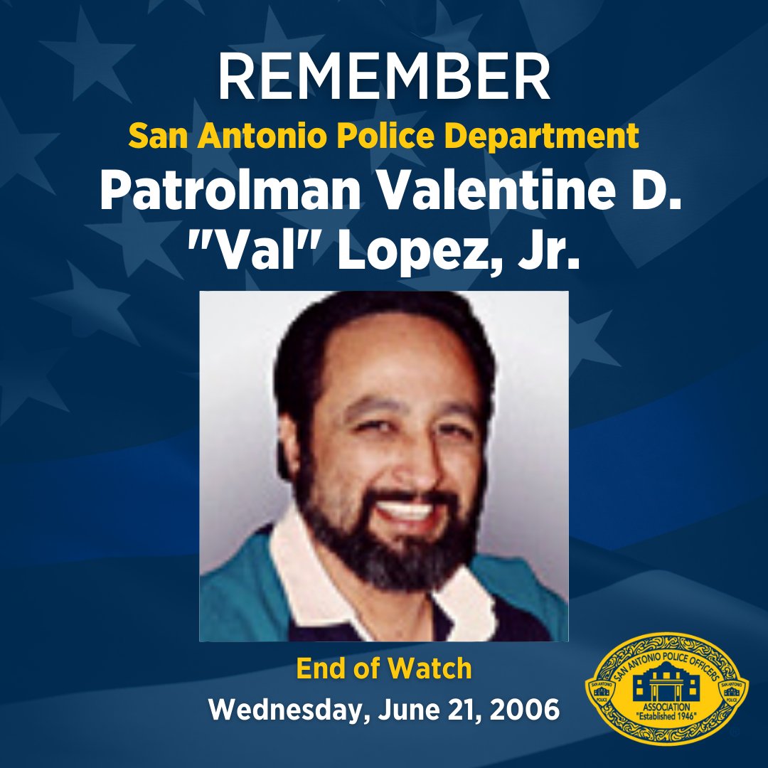 Thank you for your bravery and commitment to serving the Alamo City. We'll take it from here! #BackSABlue
