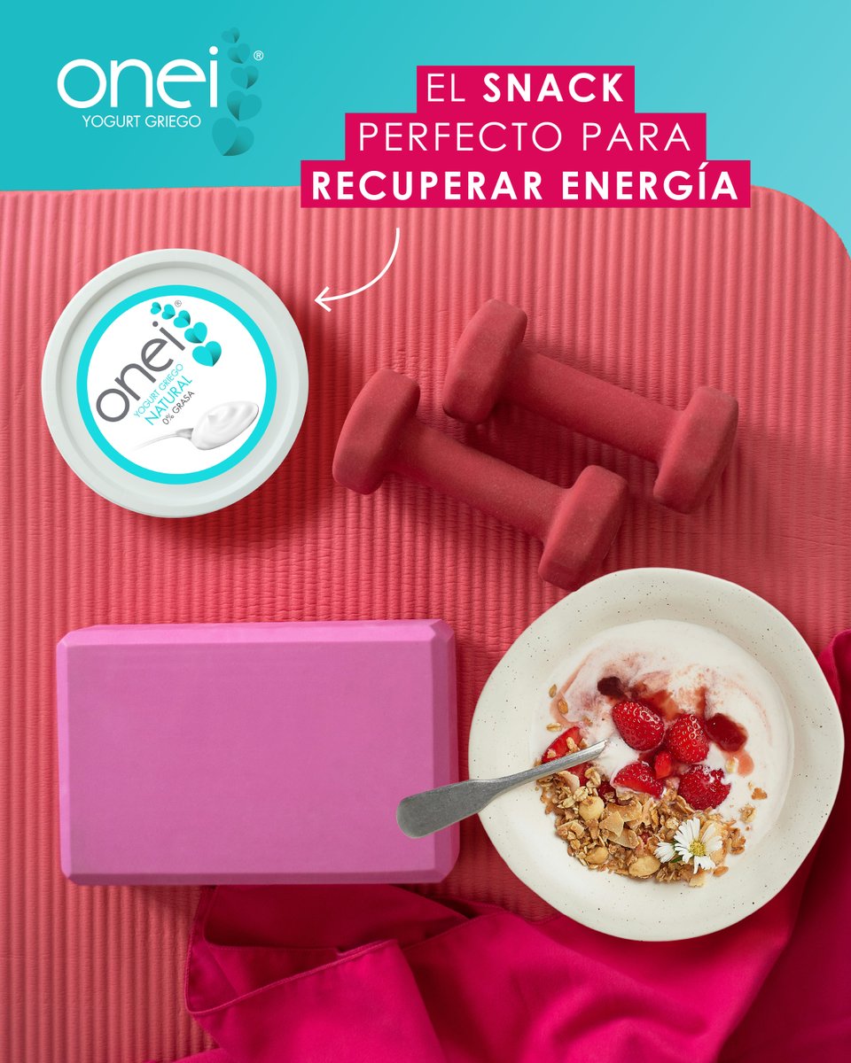 OneiYogurt's tweet photo. 🧘‍♀️✨ En este día Internacional del Yoga celebramos el equilibrio entre cuerpo, mente… ¡y alimentación!

Después de una buena sesión, dale a tu cuerpo lo que necesita: proteína, frescura y sabor. 

Porque comer bien también es una forma de meditar.

#YogurtGriego #Yoga #Snack https://t.co/jYkGOalnYX