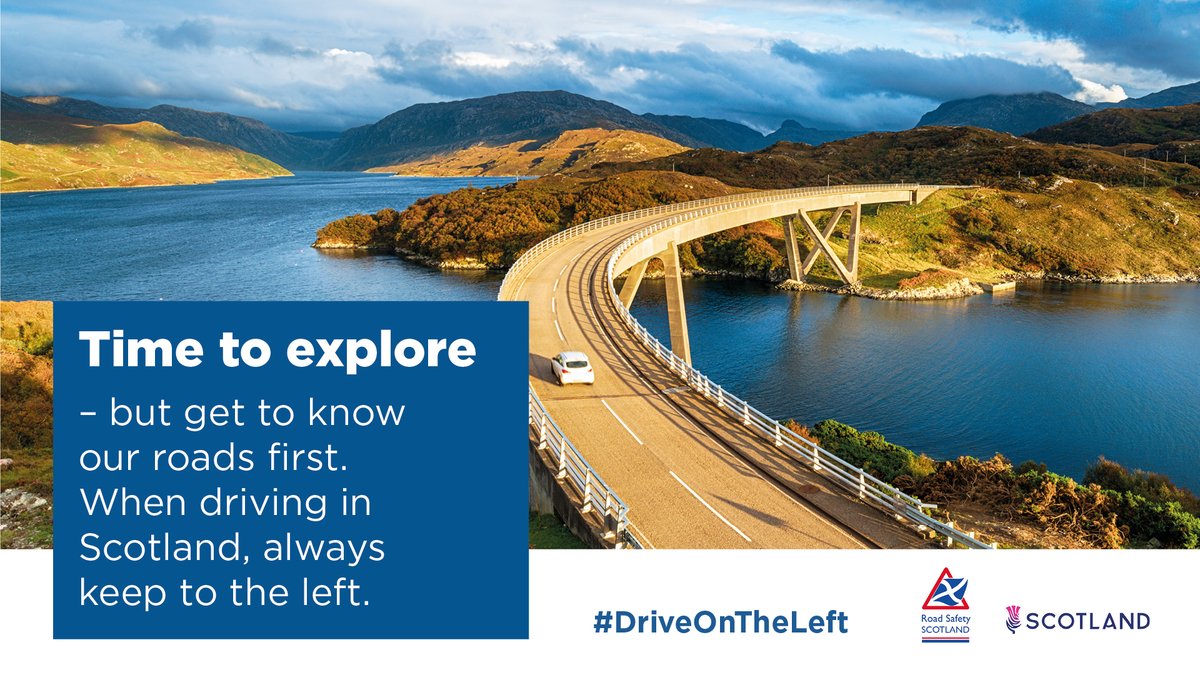 Amey NE Trunk Roads (@netrunkroads) on Twitter photo ๐ณ We want you to enjoy our beautiful country safely by remembering to drive on the left.
๐ Avoid being distracted by passengers or your sat-nav as this can impact your concentration.
<a href="/trafficscotland/">Traffic Scotland</a> <a href="/RoadSafetyScot/">Road Safety Scotland</a> ๐ณ We want you to enjoy our beautiful country safely by remembering to drive on the left.
๐ Avoid being distracted by passengers or your sat-nav as this can impact your concentration.
<a href="/trafficscotland/">Traffic Scotland</a> <a href="/RoadSafetyScot/">Road Safety Scotland</a>