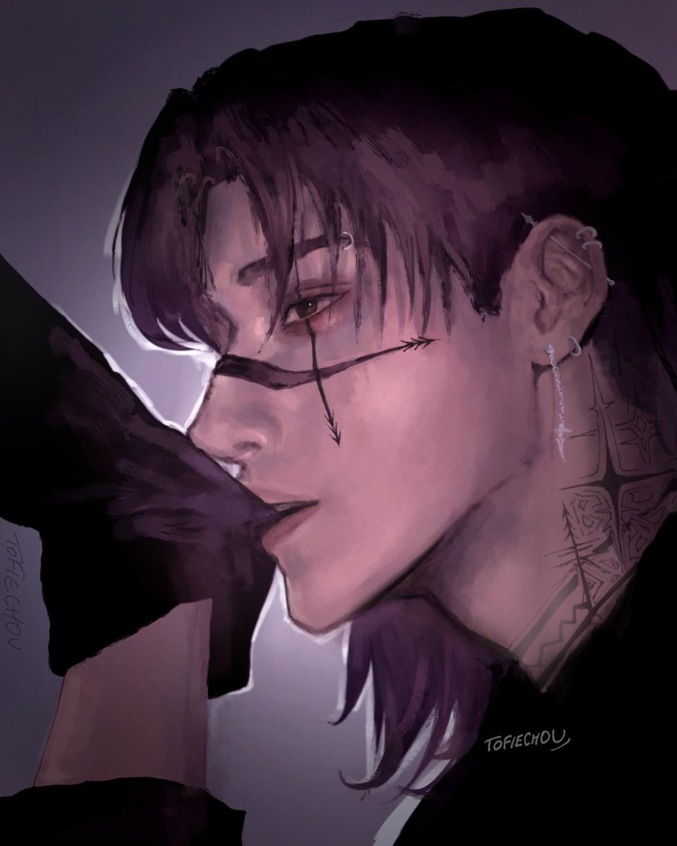 tofiechou's tweet image. My biker choso fanarts