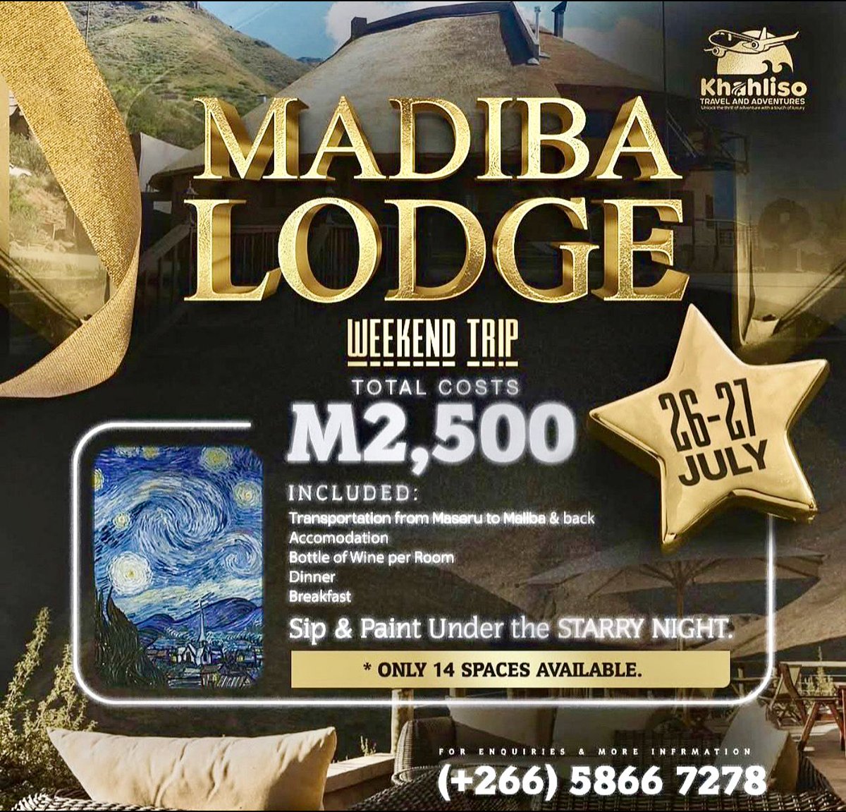 khahliso Travel and Adventures ✈️ tweet media
