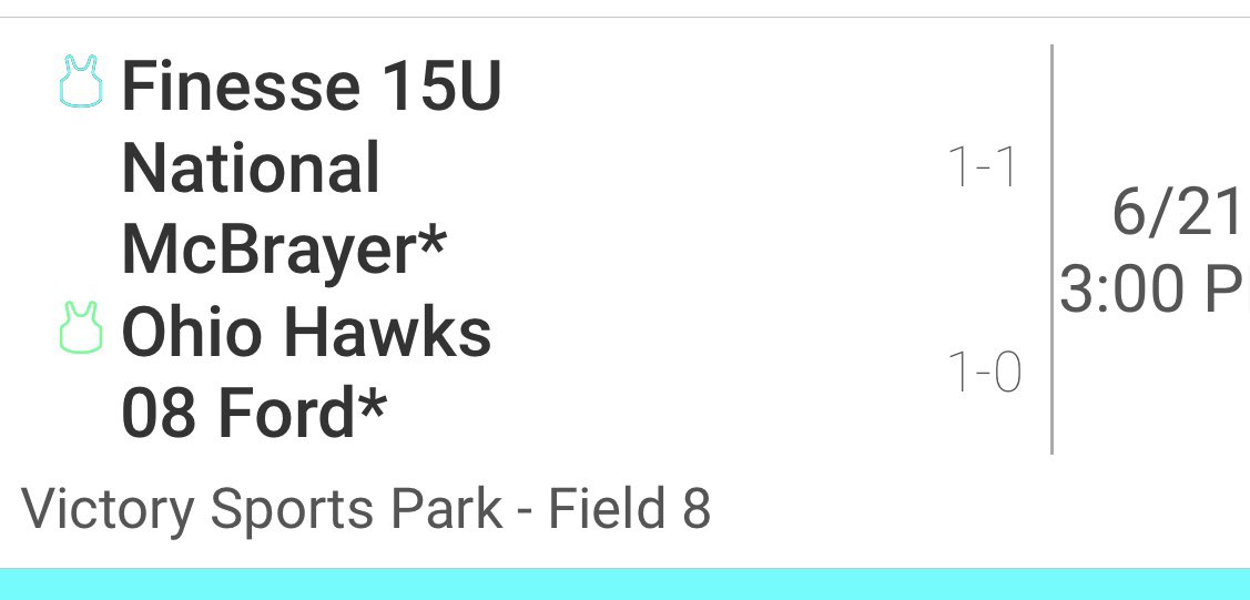 We were able to avoid the rain on Friday and get 2 games completed at Outlaws Invitational.
2-1 W vs IMG Estes 
0-3 L vs Outlaws Williams.  Due to weather our game today will be moved to 3:00 on F8 at Victory Park. <a href="/tagupSoftball/">tagup</a> <a href="/d1fastpitch1/">D1 Fastpitch</a>