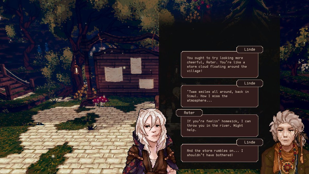 cinnadev_'s tweet image. For #screenshotsaturday, four screenshots of my game 🌿 🩵
#gamedev #indiedev