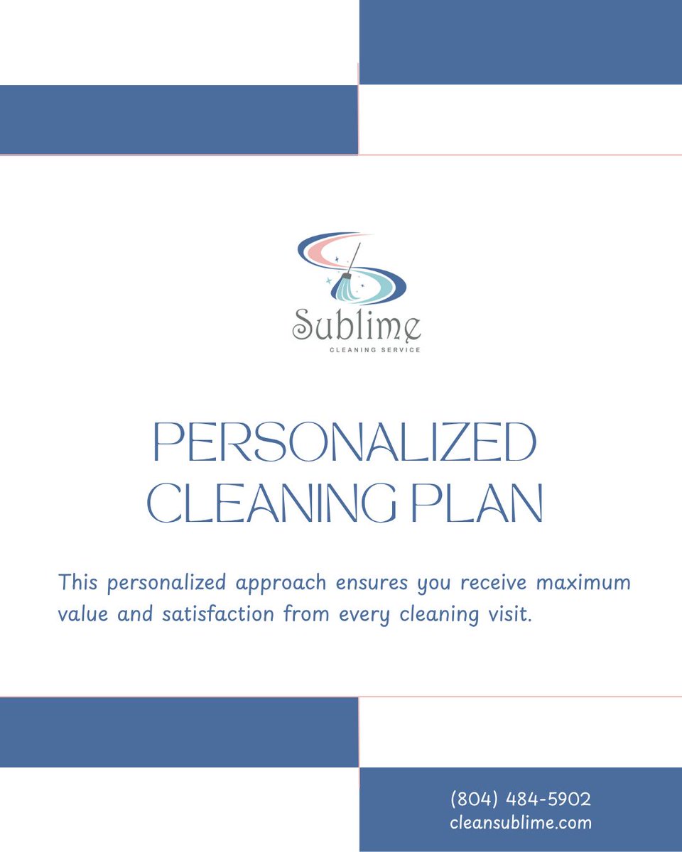 CleanSublime's tweet image. At Sublime, we understand that every home and office has unique cleaning needs. That&apos;s why our Customized Cleaning service allows you to define your priorities.  #CustomizedCleaning #TailoredClean #YourCleanYourWay #PersonalizedService #SublimeCustom #FlexibleCleaning