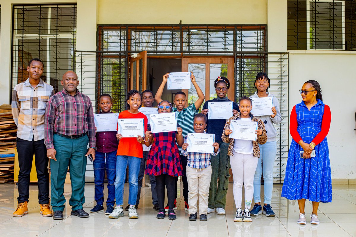NM_AIST's tweet image. It’s a wrap. Our Hands-On Computing Classes for kids have officially concluded. From basic computing to Microsoft Office and Generative AI, they explored it all.
Yesterday, our young tech stars received their certificates and left empowered with new digital skills.
#KidsInTech