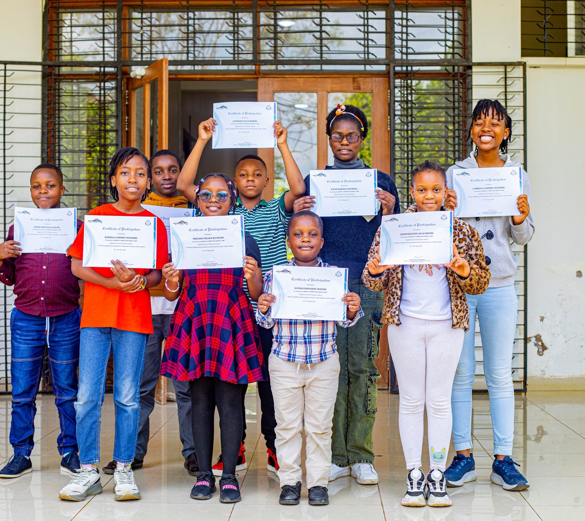 NM_AIST's tweet image. It’s a wrap. Our Hands-On Computing Classes for kids have officially concluded. From basic computing to Microsoft Office and Generative AI, they explored it all.
Yesterday, our young tech stars received their certificates and left empowered with new digital skills.
#KidsInTech