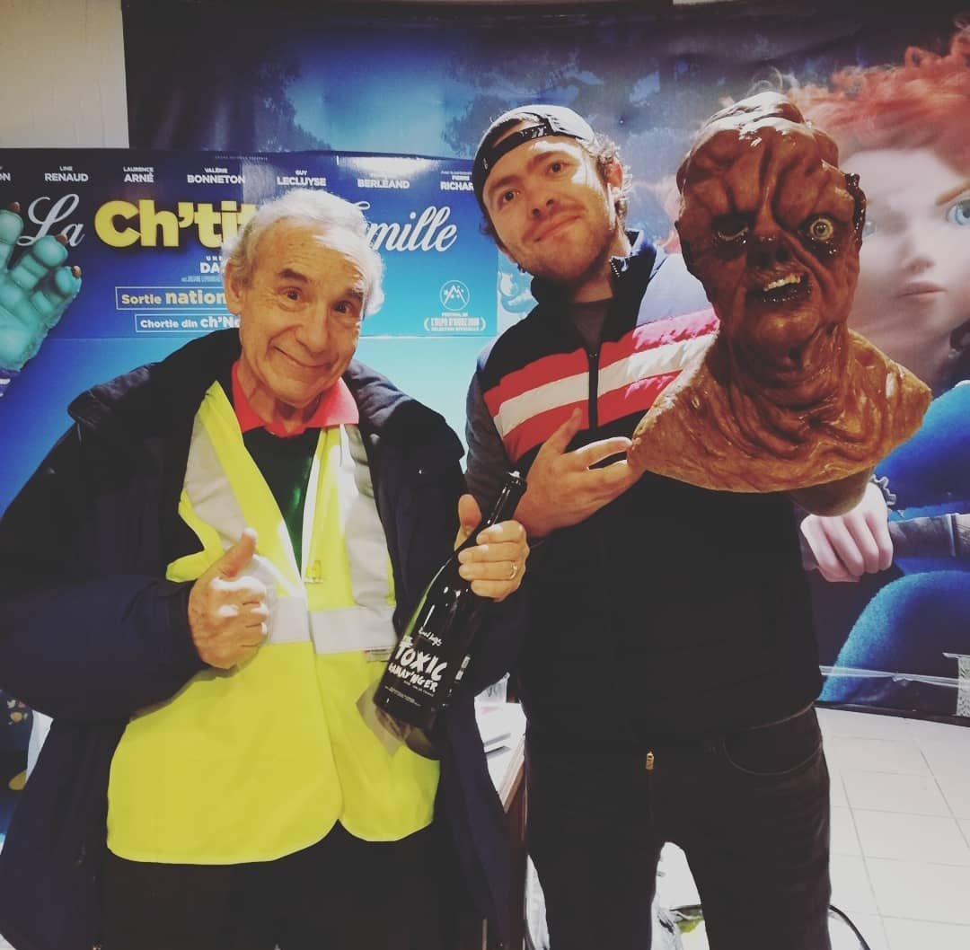 Super souvenir au ciné de Montbéliard 🤩😁🫶

On attend film avec impatience!

<a href="/ToxicAvenger/">The Toxic Avenger Movie</a> 
<a href="/lloydkaufman/">Lloyd Kaufman</a>