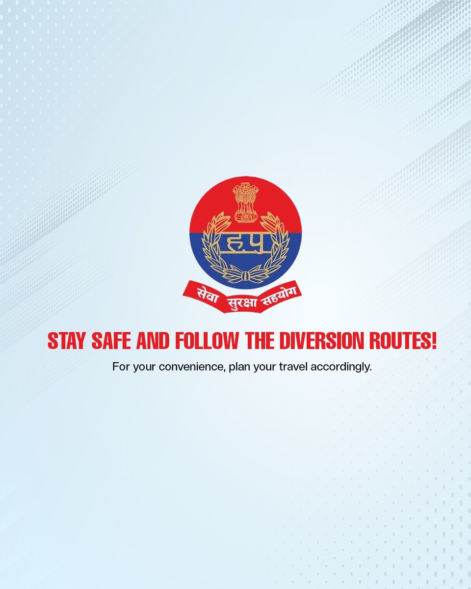 Gurugram Traffic Police (@trafficggm) on Twitter photo ЁЯЪз ЁЭРУЁЭРлЁЭРЪЁЭРЯЁЭРЯЁЭРвЁЭРЬ ЁЭРАЁЭРЭЁЭРпЁЭРвЁЭРмЁЭРиЁЭРлЁЭР▓: ЁЭРТЁЭРЮЁЭРЬЁЭРнЁЭРиЁЭРл ЁЭЯУЁЭЯФ/ЁЭЯФЁЭЯП ЁЭРнЁЭРи ЁЭРТЁЭРПЁЭРС ЁЭРСЁЭРиЁЭРЪЁЭРЭ ЁЯЪз
ЁЯУЕ June 21, 2025 (09:00 AM) to June 23, 2025 (06:00 AM)
GMDA will be laying ЁЯПЧя╕П RCC pipes on the Sector 56/61 Road to SPR Road, resulting in road closures.ЁЯЪлЁЯЫгя╕П
ЁЯУН Please use the following ЁЯЪз ЁЭРУЁЭРлЁЭРЪЁЭРЯЁЭРЯЁЭРвЁЭРЬ ЁЭРАЁЭРЭЁЭРпЁЭРвЁЭРмЁЭРиЁЭРлЁЭР▓: ЁЭРТЁЭРЮЁЭРЬЁЭРнЁЭРиЁЭРл ЁЭЯУЁЭЯФ/ЁЭЯФЁЭЯП ЁЭРнЁЭРи ЁЭРТЁЭРПЁЭРС ЁЭРСЁЭРиЁЭРЪЁЭРЭ ЁЯЪз
ЁЯУЕ June 21, 2025 (09:00 AM) to June 23, 2025 (06:00 AM)
GMDA will be laying ЁЯПЧя╕П RCC pipes on the Sector 56/61 Road to SPR Road, resulting in road closures.ЁЯЪлЁЯЫгя╕П
ЁЯУН Please use the following