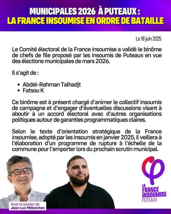 Mathias Wargon (@wargonm) on Twitter photo Ah ben le tweet a été supprimé. Remettons la photo pour montrer que <a href="/FranceInsoumise/">La France insoumise</a> est mysogine Ah ben le tweet a été supprimé. Remettons la photo pour montrer que <a href="/FranceInsoumise/">La France insoumise</a> est mysogine