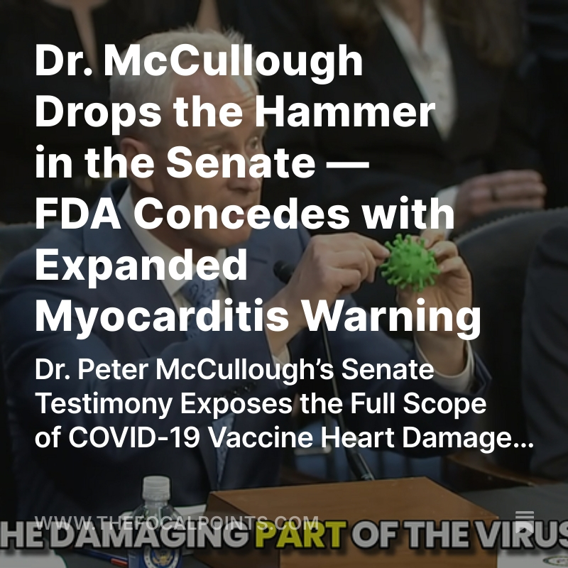 COVID-19 Vaccines Did NOT Save Millions of Lives

Final false narrative crushed by Dr. Ophir.  Senator Richard Blumenthal (D-CT) and Hawaii Governor Dr. Josh Green implied that fatal vaccine side effects were somehow "worth it" because they blindly believed vaccines saved lives.