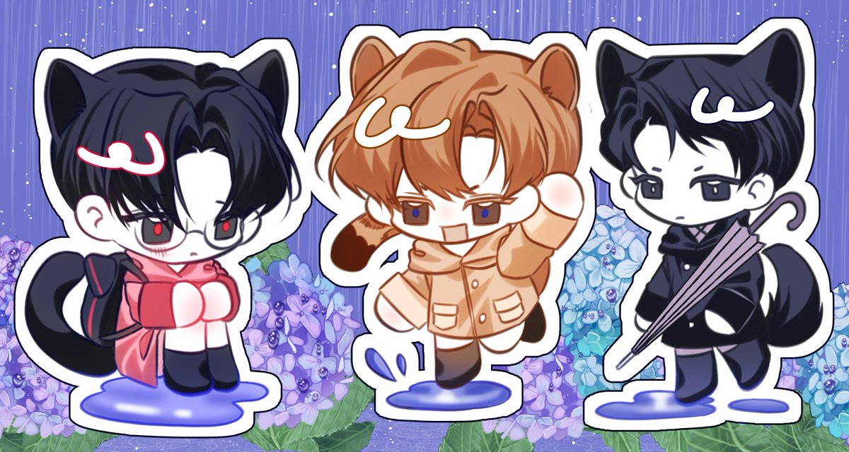 비와 수국 ☔️ 
#현무1팀