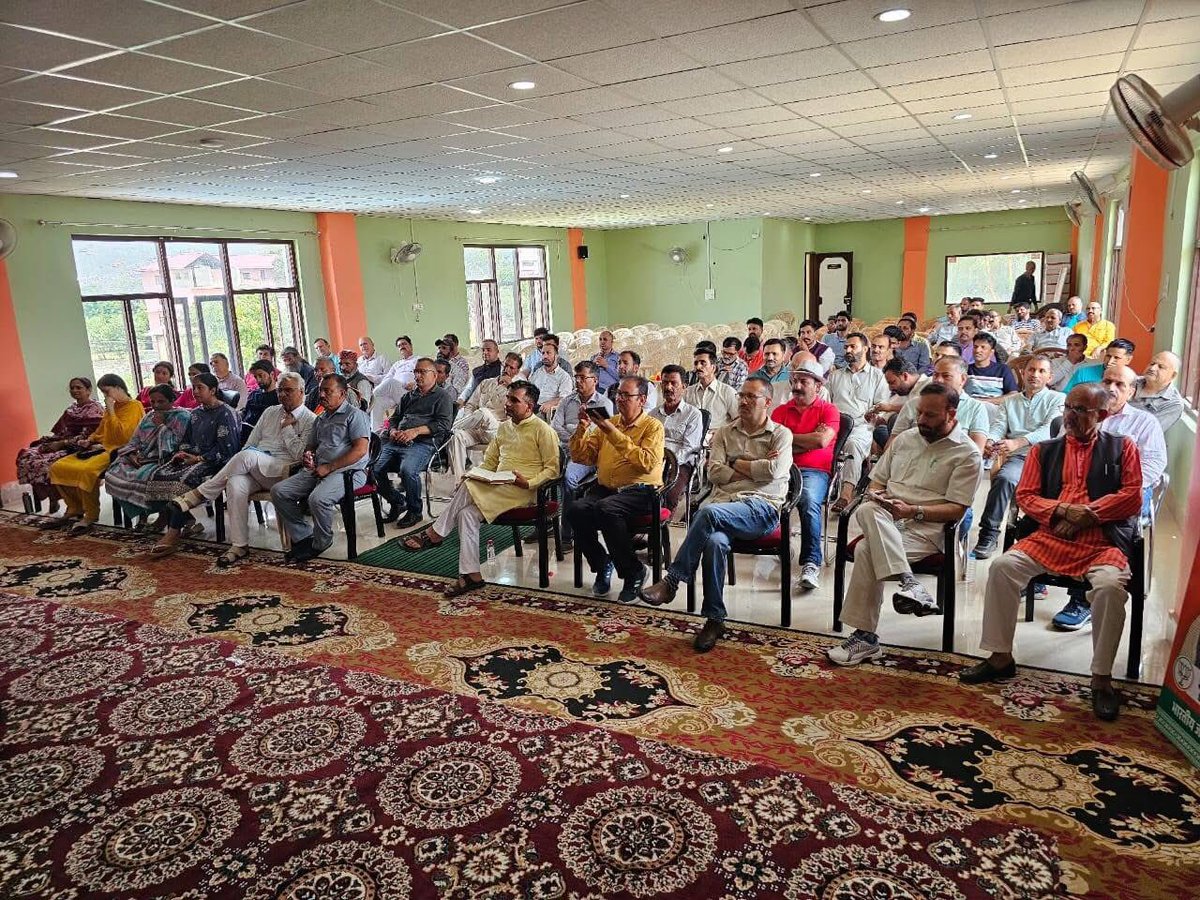 Held Organisational meeting in district Kishtwar.