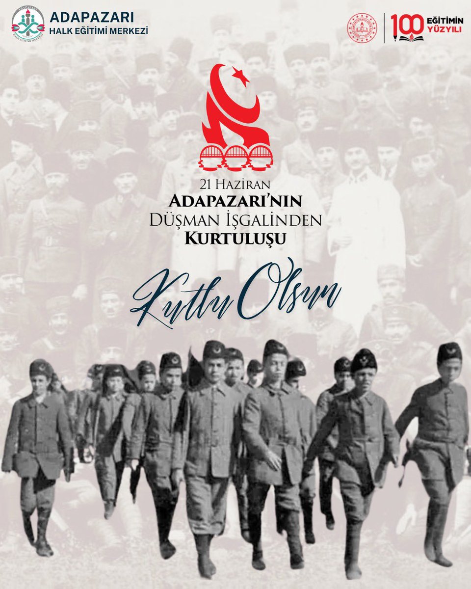 Adapazarı Halk Egitim (@adahalkegitim) on Twitter photo Adapazarı’nın Düşman İşgalinden Kurtuluşunun 104. Yılı Kutlu Olsun.
<a href="/tcmeb/">Millî Eğitim Bakanlığı</a>
<a href="/SakaryaValiligi/">T.C. Sakarya Valiliği</a>
<a href="/coskunbakirtas/">Coşkun BAKIRTAŞ</a>
<a href="/enginkahraman45/">Engin Kahraman</a>
<a href="/onderurkmez54/">Önder ÜRKMEZ 🇹🇷🇹🇷🇹🇷</a> Adapazarı’nın Düşman İşgalinden Kurtuluşunun 104. Yılı Kutlu Olsun.
<a href="/tcmeb/">Millî Eğitim Bakanlığı</a>
<a href="/SakaryaValiligi/">T.C. Sakarya Valiliği</a>
<a href="/coskunbakirtas/">Coşkun BAKIRTAŞ</a>
<a href="/enginkahraman45/">Engin Kahraman</a>
<a href="/onderurkmez54/">Önder ÜRKMEZ 🇹🇷🇹🇷🇹🇷</a>