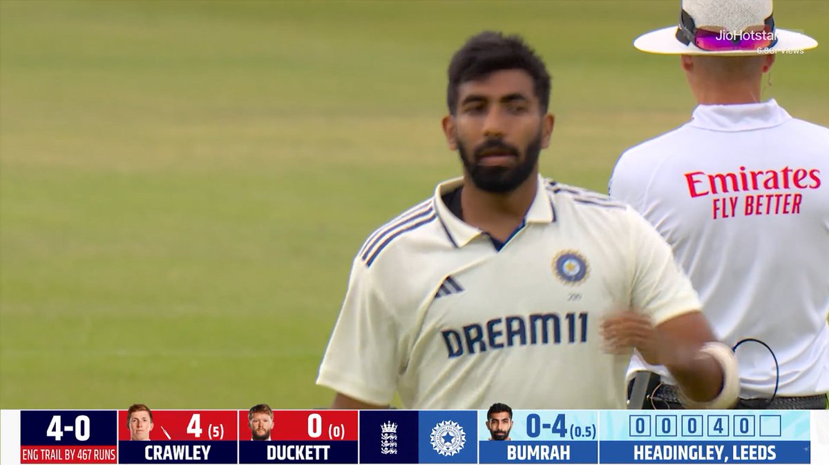 OrbitXSports's tweet photo. BUMRAH GETS CRAWELY...!!!!

- Boom has arrived, Great catch by Karun in slips, What a bowler. 👌

#ENGvsIND https://t.co/fYchAS6nyz