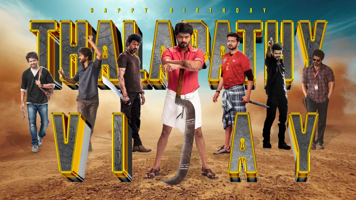 I'm immensely honoured to release the Special Birthday Mash Up Video for our very Special Thalapathy Vijay 🎂🎊

Wishing him the most successful and joyous year ahead.
Happy birthday Thalapathy  <a href="/actorvijay/">Vijay</a> 🌟

Check out the new video on YouTube ⏭️
Link👇
 youtu.be/KTO6fxqkrE0?si…