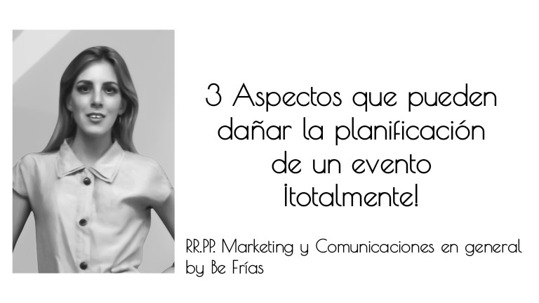 3 Aspectos que pueden dañar la planificación de un evento ¡totalmente! revistatodolochic.com/3-aspectos-que…
