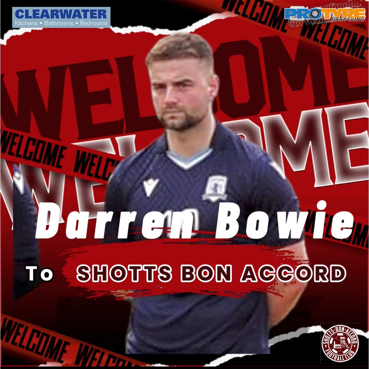 Another quality addition to the squad! 
<a href="/darrenbowie8/">Darren Bowie</a> Darren Bowie - central midfielder joins us from Cumbernauld United FC for the 25/26 season of the WOSFL Premier League. Welcome Darren!!