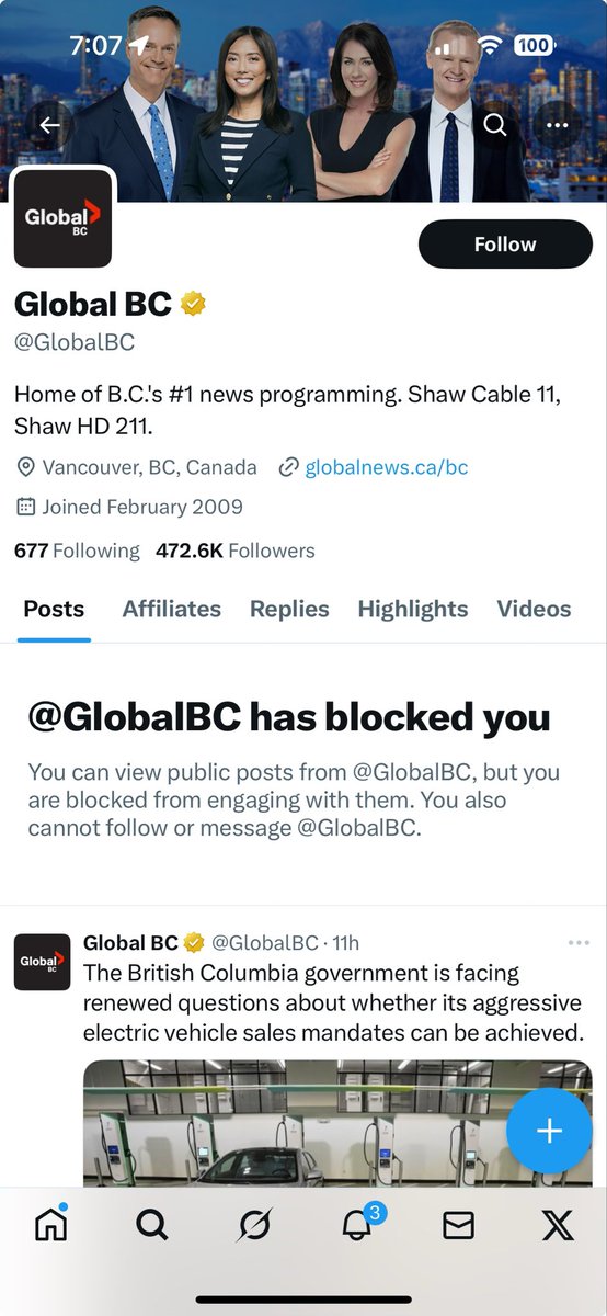 CanadianGrayMan's tweet photo. This is what happens when you call out the MSM for their lies and propaganda.

@GlobalBC #globalbc https://t.co/9zSeYytDUD