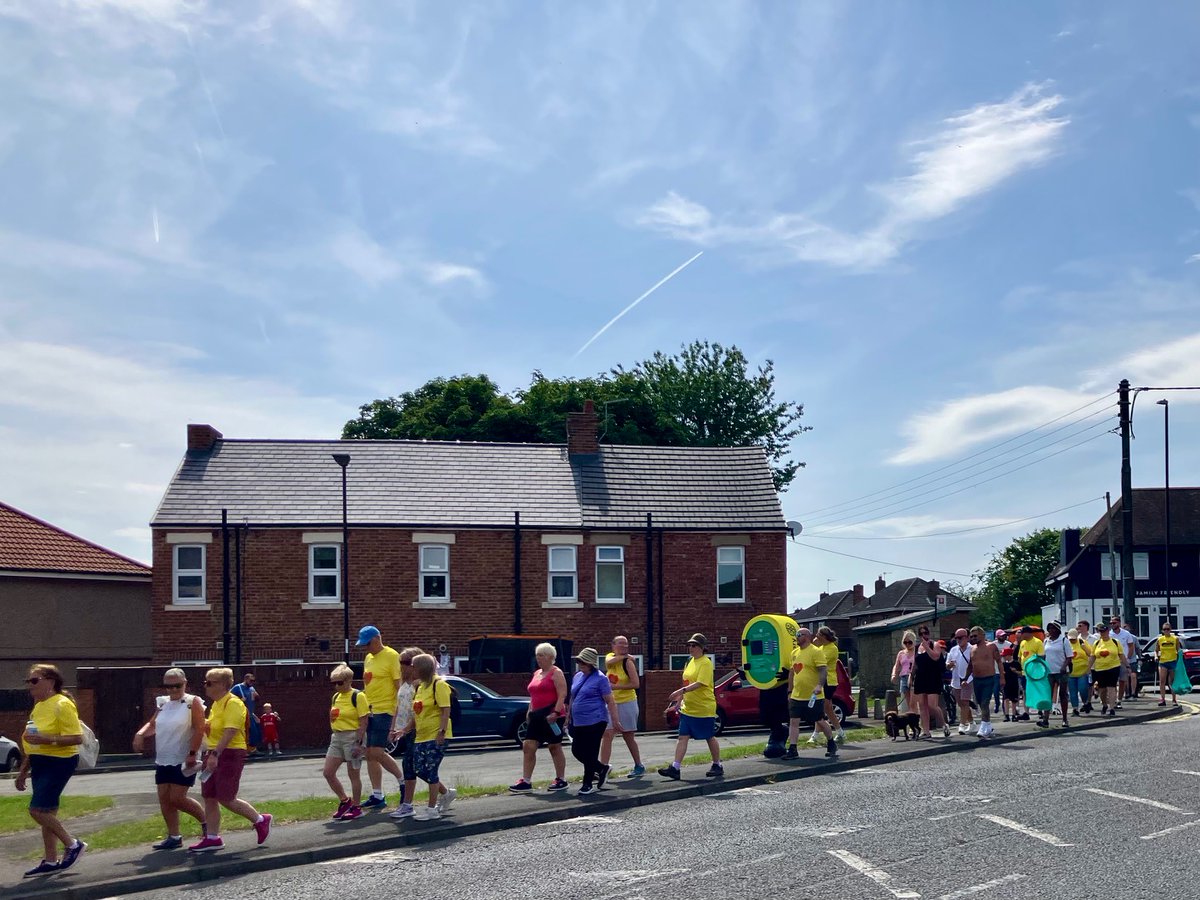 Rotary North East 'One Life Initiative' (@rotaryneonelife) on Twitter photo 'Sparky' & 'Casey' at 'Lesley's Legacy Walk' in Washington today. Aimed at raising awareness of the importance of community defibrillators, this year marked the completion of the project started by the late Lesley Ann Baker to see cPADs in all areas of the town. <a href="/RotaryNorthEast/">RotaryNorthEast</a> 'Sparky' & 'Casey' at 'Lesley's Legacy Walk' in Washington today. Aimed at raising awareness of the importance of community defibrillators, this year marked the completion of the project started by the late Lesley Ann Baker to see cPADs in all areas of the town. <a href="/RotaryNorthEast/">RotaryNorthEast</a>
