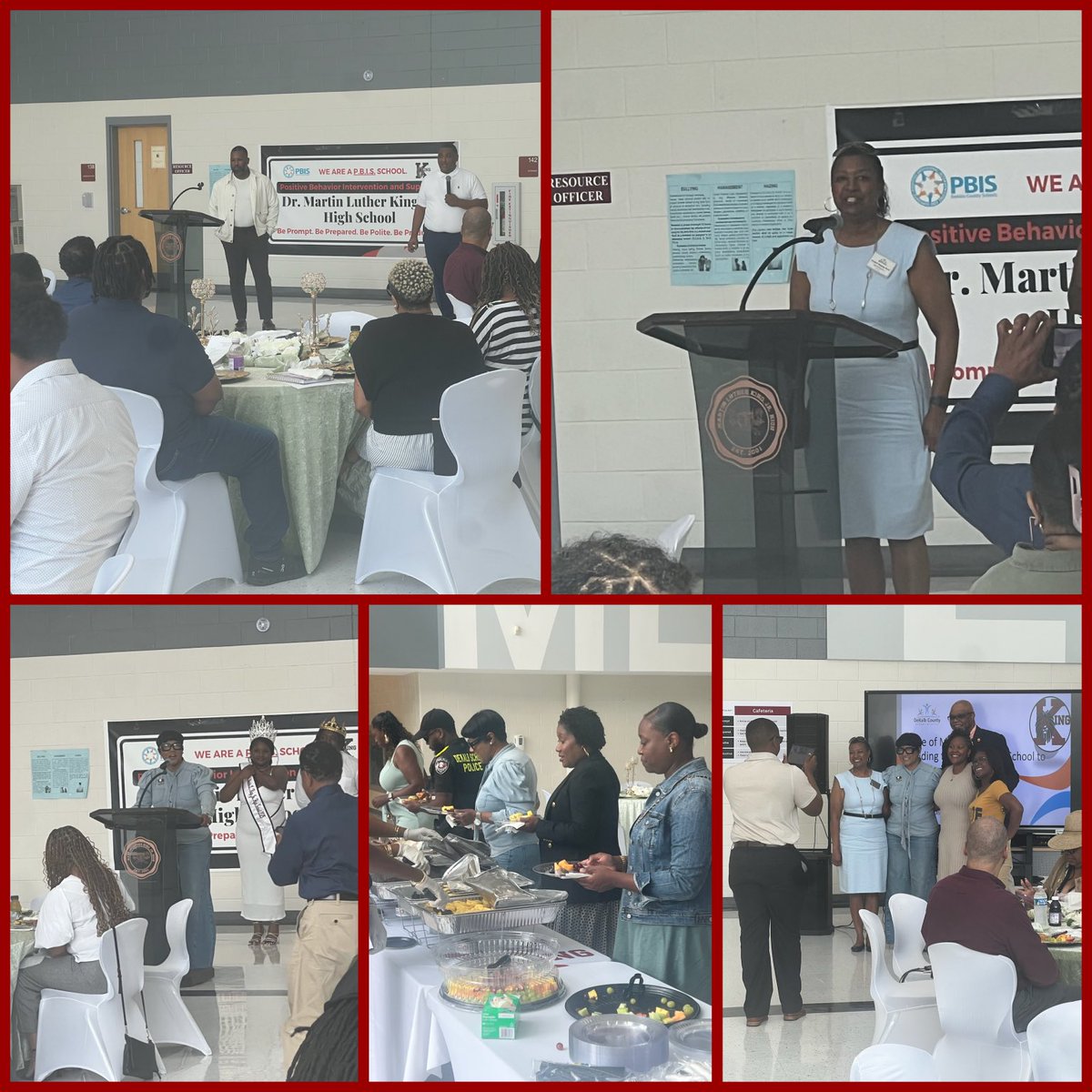 MLK Community Breakfast - Working collaboratively to improve school culture    We appreciate CEO Lorraine Cochran Johnson, Chief Towns, Dr. Hogan and many others for participating. WE ARE KING!