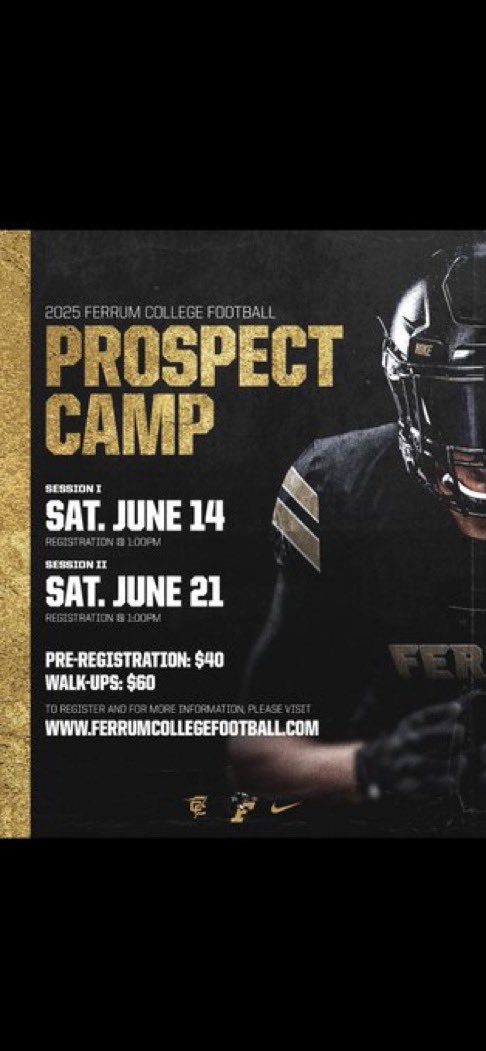 AJ WHISNANT (@whisnant_aj52) on Twitter photo I will be attending Ferrum University camp under and invite I am excited to learn and show new skills.
<a href="/coach_J_Santi/">Jesse Santiago</a> <a href="/hopo125/">Tyrone Hopper (Recruiting Coach)</a> <a href="/omarporter1/">Omar Porter</a> <a href="/GldLionFootball/">Shelby Football</a> <a href="/RecruitCleveCo/">RecruitCC</a> <a href="/dobson_collins7/">Dobson Collins</a> <a href="/dscott43app1/">dscott43app</a> <a href="/coachemery32/">chris emery</a> <a href="/Coach_Bark/">Coach Barkley</a> I will be attending Ferrum University camp under and invite I am excited to learn and show new skills.
<a href="/coach_J_Santi/">Jesse Santiago</a> <a href="/hopo125/">Tyrone Hopper (Recruiting Coach)</a> <a href="/omarporter1/">Omar Porter</a> <a href="/GldLionFootball/">Shelby Football</a> <a href="/RecruitCleveCo/">RecruitCC</a> <a href="/dobson_collins7/">Dobson Collins</a> <a href="/dscott43app1/">dscott43app</a> <a href="/coachemery32/">chris emery</a> <a href="/Coach_Bark/">Coach Barkley</a>
