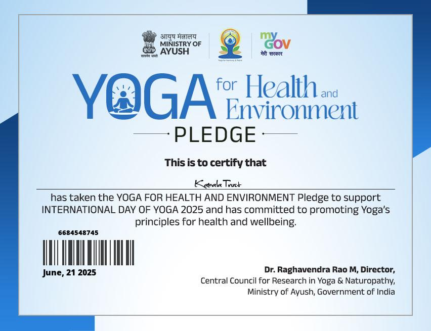 Mr. Right (@itz_pandian) on Twitter photo To nurture the Earth, we start with ourselves.
With daily yoga, we honor body, mind, and nature.
Gratitude to <a href="/TrustKamala/">Kamala Ankibai Ghamandiram Gowani Trust</a> and <a href="/Nidarshana2207/">Nidarshana Gowani</a> for inspiring this movement!
#YogaWithKamalaTrust To nurture the Earth, we start with ourselves.
With daily yoga, we honor body, mind, and nature.
Gratitude to <a href="/TrustKamala/">Kamala Ankibai Ghamandiram Gowani Trust</a> and <a href="/Nidarshana2207/">Nidarshana Gowani</a> for inspiring this movement!
#YogaWithKamalaTrust