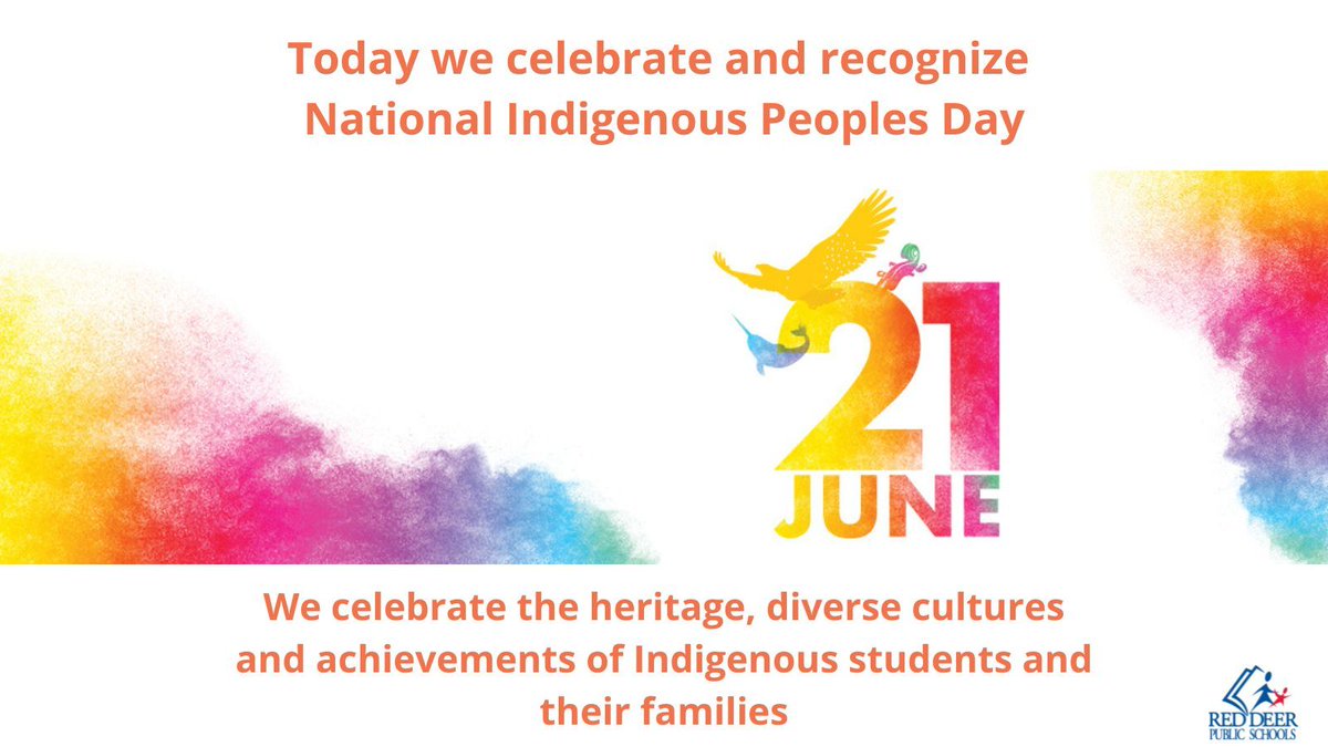 #RedDeer Public Schools honours &amp; celebrates the rich cultures, languages &amp; traditions of First Nations, Métis &amp; Inuit peoples. This day is an opportunity for all of us to recognize the strength, resilience &amp; deep contributions of Indigenous communities—past, present &amp; future.