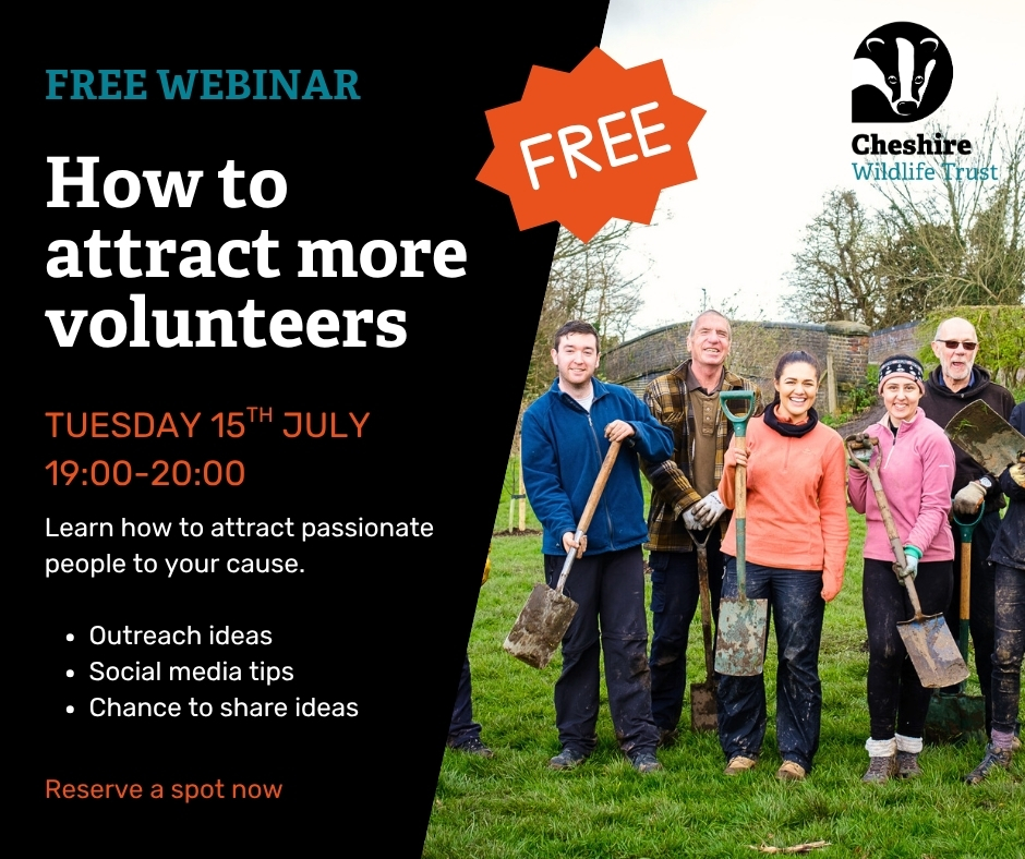 Are you part of a community group or project and need more volunteers?
Join our FREE webinar for tips on outreach, social media &amp; idea-sharing.
🗓️ Tues 15 July
🕖 7–8pm
👉 Book now: ow.ly/WGaF50Wa2vj