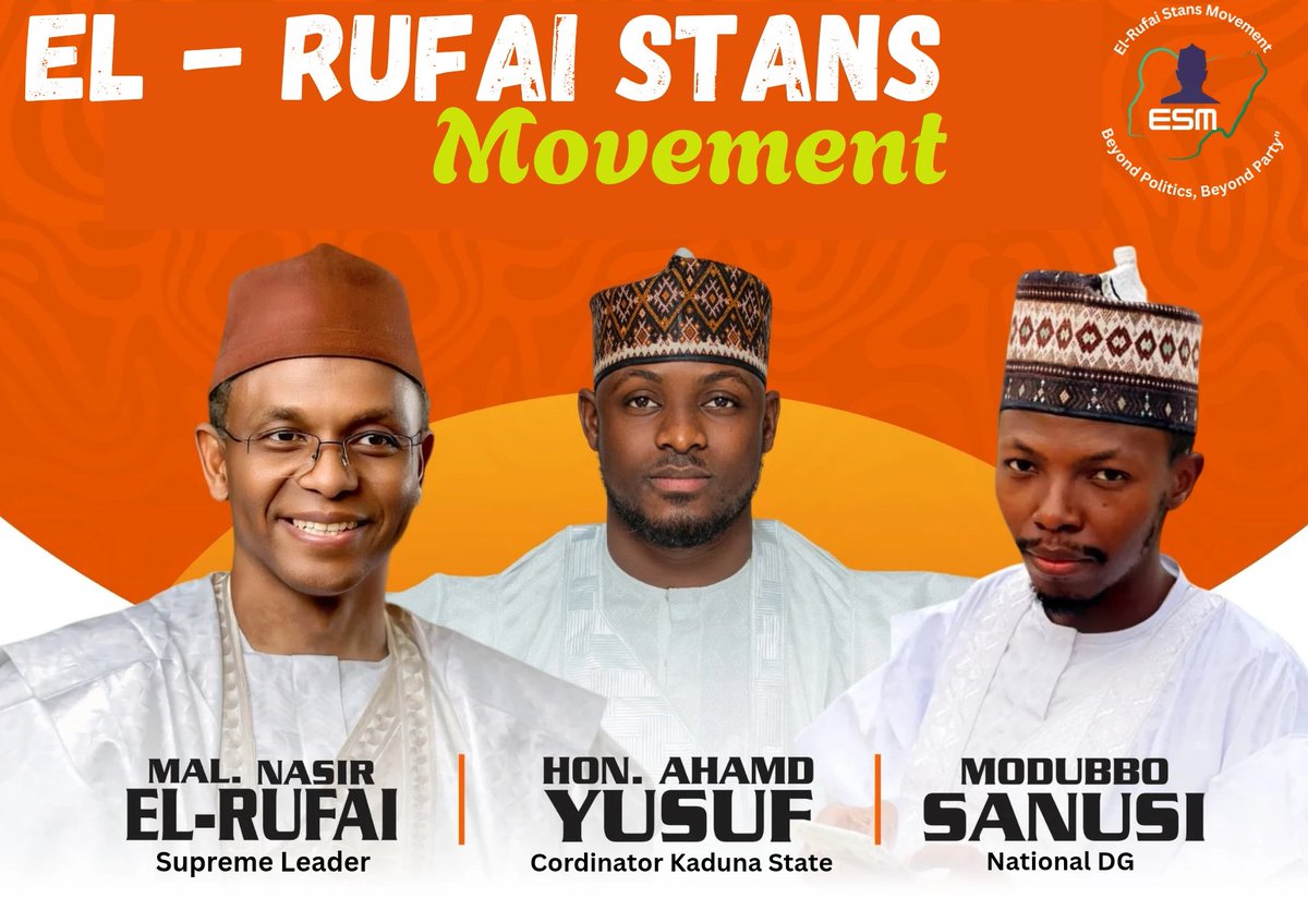 Ibrahim Modibbo Sanusi Maikudi 🇵🇸 (@modibbosanusi) on Twitter photo Kaduna Ta Malam Ce <a href="/elrufai/">Nasir Ahmad El-Rufai</a>
We will be the First Responders of 2027 the Infantry, the Marksmen, the SF, the Commandos, the Artillery, and the Shock Troops ready to end APC’s grip on Kaduna and Nigeria. All under the strategic guidance of our leader, Malam Nasir El-Rufai. Kaduna Ta Malam Ce <a href="/elrufai/">Nasir Ahmad El-Rufai</a>
We will be the First Responders of 2027 the Infantry, the Marksmen, the SF, the Commandos, the Artillery, and the Shock Troops ready to end APC’s grip on Kaduna and Nigeria. All under the strategic guidance of our leader, Malam Nasir El-Rufai.