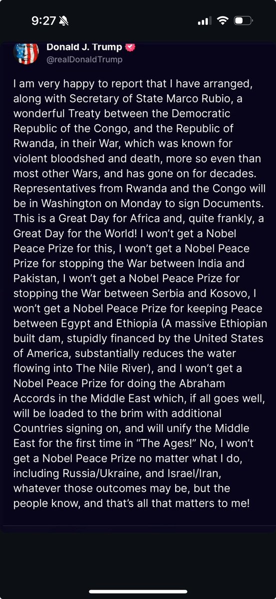 Mark Walker (@repmarkwalker) on Twitter photo This is huge news! Eastern Congo has been one of the deadliest regions in the world including for women and children. It’s not an overstatement to say <a href="/realDonaldTrump/">Donald J. Trump</a> and with <a href="/SecRubio/">Secretary Marco Rubio</a>, are saving thousands of lives with this treaty. <a href="/POTUS/">President Donald J. Trump</a> is right - his administration won’t This is huge news! Eastern Congo has been one of the deadliest regions in the world including for women and children. It’s not an overstatement to say <a href="/realDonaldTrump/">Donald J. Trump</a> and with <a href="/SecRubio/">Secretary Marco Rubio</a>, are saving thousands of lives with this treaty. <a href="/POTUS/">President Donald J. Trump</a> is right - his administration won’t