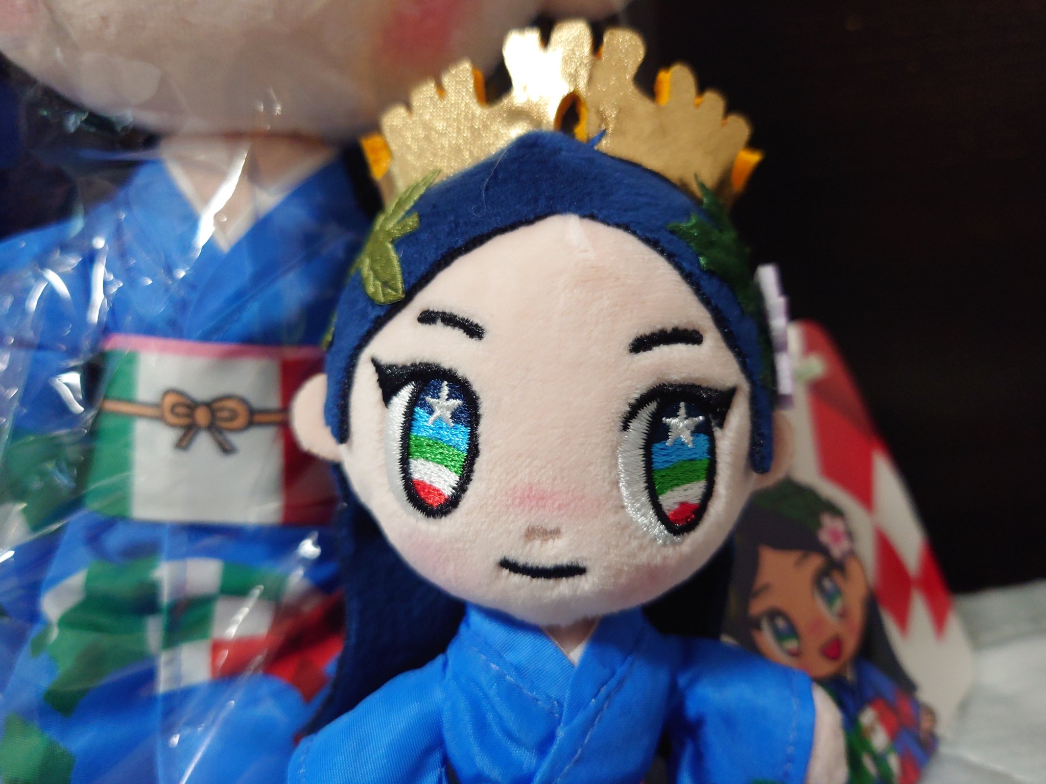 【大阪・関西万博】イタリアパビリオン イタリアちゃん 　ぬいぐるみとキーホルダー 大阪・関西万博】イタリアパビリオン イタリアちゃん ぬいぐるみ